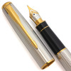 Parker Sonnet Fountain Pen (1993) - Cascade Silver GT,  C/C, 18k Medium Nib (Near Mint, Works Well)