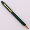 Cross Townsend Ballpoint Pen (1998-9) - Jade Lacquer w Gold Trim  (Near Mint,  Work Well)