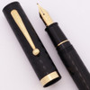Sheaffer No Nonsense Old Timer Fountain Pen - "Herringbone," Gold Plated Trim, Broad Nib (Near Mint, Never Inked)
