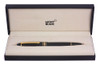 Montblanc Meisterstuck 163R Classique Rollerball Pen (post-1989) - Black w Gold Plated Trim  (Excellent + in Box, Works Well)