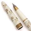 Lady Sheaffer XXIII Skripsert Fountain Pen (1959) - White w Gold Flower Pattern, Cartridge Only,  Fine Triumph Nib (Very Nice, Works Well) Lady Sheaffer XXIII Skripsert Fountain Pen (1959) - White w Gold Flower Pattern, Cartridge Only,  Fine Triumph Nib (Very Nice, Works Well)