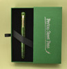 Ranga Ebonite 4cs - Blow-Filler, 14k Flexible Medium, Smooth Green Ripple (New in Box)