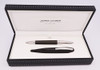 Jorg Hysek Carbon Fiber Fountain Pen - Unique Design w Leather Sheath, 18k Medium Nib (Excellent in Box, Works Well)