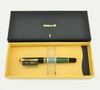 Pelikan M600 Fountain Pen - Old Style, Black and Green, 14k Extra Fine (Mint in Box)