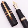 Visconti Homo Sapiens Fountain Pen - Bronze Age, Lava, Fine PdAg 23k Nib (Excellent, Works Well)