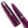 Parker 51 Ariel Kullock "Fantasy" Aerometric - Purple "Tiered" Barrel and Cap w/Gold Clip, Fine Gold Nib (Excellent, Works Well)