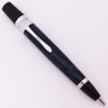 Padrino Premier Capless Rollerball Pen - Blue Marbled, Silver Trim (Near Mint, Works Well)