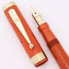 Mabie Todd Swan Eternal 44 ETN Self-Filler - Orange HR, Fine Eternal #4 Nib (Excellent, Restored)