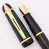 Waterman Phileas Fountain Pen (1990s-2000s) - Green Marble, Fine (Excellent, Works Well)