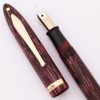 Sheaffer Balance Lifetime Fountain Pen (1930s) - Slender Full Size, Rose Glow, Fine Gold Lifetime Nib  (Excellent, Restored)