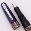 Curtis Australia Elegance Fountain Pen - "Scrolls" Style, Sterling Trim, Various Resins, Medium 14k Nib  (New Old Stock)