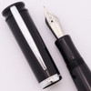 Loiminchay Mini Qian Long Fountain Pen (2008) - Black, White Gold Plated Trim, Steel Nibs (New Old Stock)