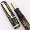 Waterman Ink-Vue Fountain Pen (Canada, 1935) - Emerald Ray, Flexible Medium Nib (Excellent, Restored)