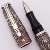 Curtis Australia The Great Race LE Rollerball Pen - High Relief Engraved Sterling (New Old Stock, Works Well)