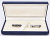 Pelikan M205 Fountain Pen (2005) - Clear Demonstrator, Chrome Trim, Fine Nib (Excellent + in Box, Works Well)