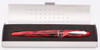 Rebecca Moss Spirit Fountain Pen - Salmon Crackled, C/C, Med Nib (Excellent in Box, Works Well)