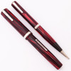 Waterman (Canada) Lady Patricia Fountain Pen & Pencil Set - Sunset Red, Flexible Fine Nib (Excellent, Restored)