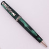 Curtis Australia "Wildlife Warrior" 157 Ballpoint Pen - Peppermint Resin w Sterling Crocodile Clip, Parker Refill (New Old Stock)