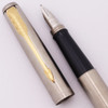 Parker Jotter Fountain Pen (France) - Brushed Steel, CT or GT, Cartridge Filler   (New, Working Well)