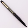 Eversharp Skyline Mechanical Pencil  (1940s)- Black w Striped Cap, 1.1mm Leads (Excellent, Works Well)