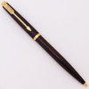 Parker 75 Ballpoint Pen (1984) - Thuya Brown Marble Lacquer w/GT  (Excellent, Works Well)