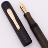 Conklin Crescent 20 Fountain Pen (1920s) - BCHR w GT, Fine Flexible #2 14k Nib (Excellent, Restored)