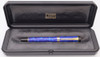 Parker Duofold International Fountain Pen (1996) - Mark II, Blue Lapis, Gold Trim, 18k Medium (Excellent + in Box, Works Well)