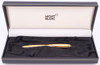 Montblanc Meisterstuck Solitaire 116V Mozart Ballpoint Pen - Vermeil Cap and Barrel (Excellent + in Box, Works Well)