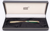 Montblanc Meisterstuck Solitaire Classique Fountain Pen  - Czar Nikolai I, Vermeil Barrel w Malachite Cap, C/C, EF 18k Nib (Near Mint in Box, Dipped Only)