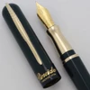 Pineider Avatar Anniversary Fountain Pen (2024) - Serpentine Green  w/GT, C/C, Fine GP Steel Nib (Excellent +, Works Well)