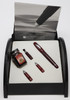 Monteverde Mega Ink Ball Rollerball - Red with Chrome Trim, C/C,  3 Extra Tips, Ink Bottle  (Near Mint in Box)