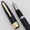 Sheaffer Statesman Snorkel  (1950s) - Black w GT, Medium PdAg Triumph Nib (Excellent, Restored)