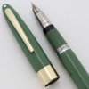 Sheaffer Statesman Snorkel Fountain Pen  (1955-9) - Uncommon Sage Green w/GT, Extra-Fine PdAg Triumph Nib (Excellent, Restored)
