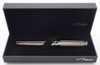ST Dupont Defi Rollerball Pen (2000s) - Grey w Palladium Trim (Mint in Box, Works Well)