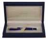 Pelikan M810 Souveran Fountain Pen - Hard to Find Limited Edition, Blue Ocean, OM Oblique Medium 18k  (Near Mint in Box, Works Well)