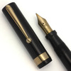 Sheaffer Lifetime Autograph Flat Top (1920s) - Black w 14k Trim, Lever Filler, Fine Lifetime Nib (Excellent, Restored)