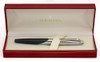 Sheaffer Intrigue #618 Rollerball Pen - Petrol Metallic Blue, Chrome Plate (New Old Stock in Box, Works Well)