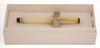 Sailor Pro Gear Slim Shikiori Fountain Pen - Four Seasons "Meigetsu" (Ivory Lame) w/Gold Trim,  C/C, M-F 14k Nib (Like New In Box)