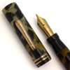 Conklin Endura Senior Fountain Pen - Black & Pearl, Fine Conklin Endura Nib (Very Nice, Restored)