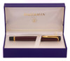 Waterman Liaison Fountain Pen - Deep Red, C/C, Medium 18k Nib (Excellent + in Box, Works Well)