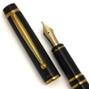 Pilot Namiki Grance Fountain Pen - Black w GT, C/C, 14k Medium Nib (Excellent, Works Well)