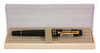 Pilot Lucina Fountain Pen (2005) - Black w Gold Trim, C/C, Broad Gold Plated NIb (Near Mint in Box, Works Well)