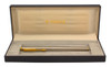 Parker 95 Fountain Pen (1987) - Flighter Style w/GT, C/C,  Fine Gold Plated Nib (Excellent + in Box, Works Well)