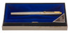 Parker 75 Flighter DeLuxe Fountain Pen (1980s) - GP Trim, C/C, Fine 14k Nib (Near Mint in Box, Never Inked)