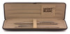 Montblanc Noblesse Ballpoint Pen and Pencil Set (1974-77)  - Steel Body, Chrome Trim, 0.5mm Leads (Very Nice in Box, Work Well)