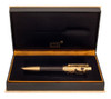 Montblanc Writers Edition LE Ballpoint Pen (2011) - Carlo Collodi/Pinocchio, Dark Brown and Black w GT (Near Mint in Box, Works Well)