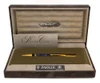 Parker Modern Duofold Mechanical Pencil  (1990) - Blue Marble w GT, .9mm Lead (Near Mint in Box, Works Well)