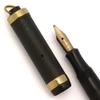 Conway Stewart 526 "Dinkie" Vintage Ring-Top Fountain Pen - BCHR, Lever Filler,  Fine 14k Flexible Nib (Excellent, Restored)
