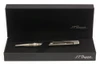 ST Dupont Defi Skeleton Ballpoint Pen (2000s) - Gunmetal Grey Trim w Clear Barrel (Near Mint in Box, Works Well)
