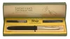 Sheaffer Cartridge Fountain Pen (1960s) - Black w/ Chrome Cap, C/C, Fine GP Triumph Nib (New Old Stock in Box)